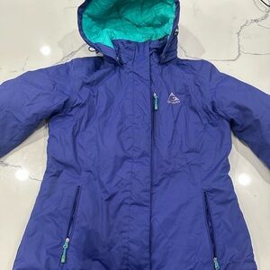 Gerry Ski Jacket in Purple and Teal